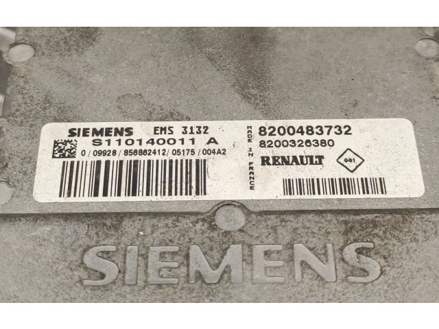 Блок управления двигателя S110140011A, 8200326380 Dacia Logan Pick-Up