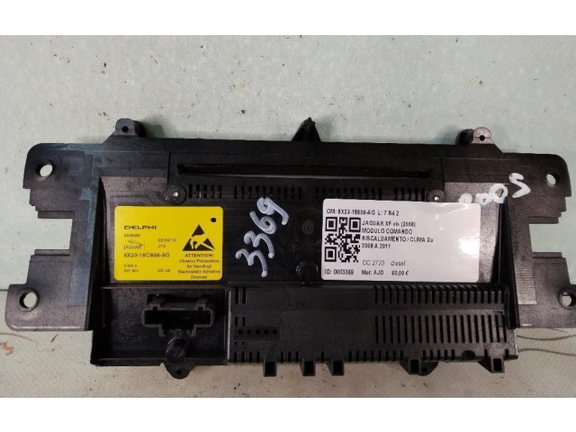Блок управления климат-контролем 8X23-18858-AG, 8X23-18858-AG   Jaguar XF X250