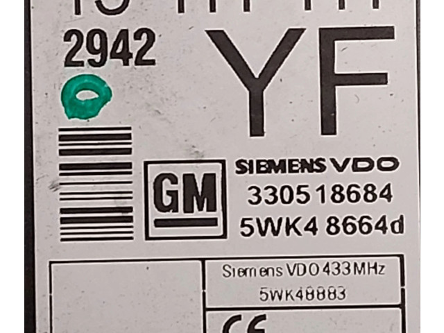 Блок комфорта 5WK48883, 5WK48664   Opel Meriva A   