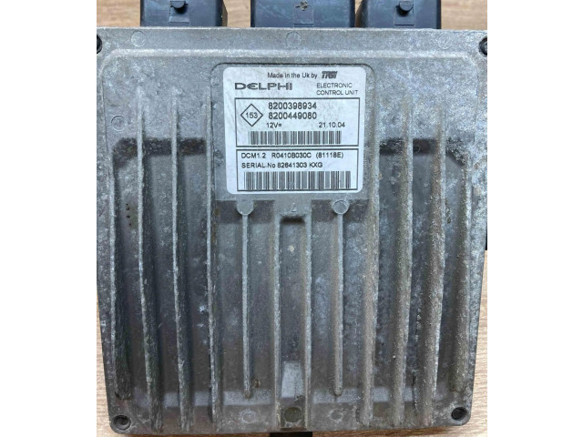 Řídící jednotka 8200398934, 8200449080 Renault Modus 2004