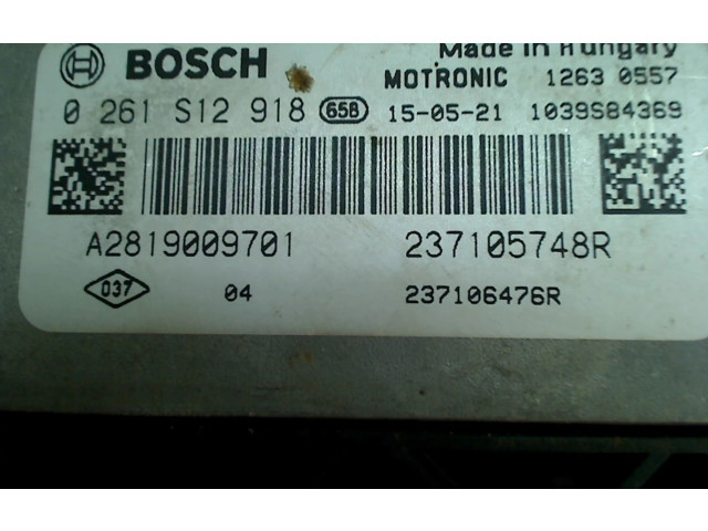 Блок управления двигателя 237105748r, 237105748R Renault Twingo III