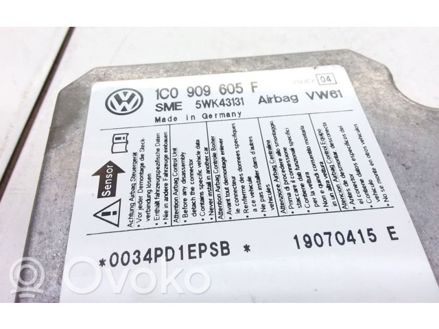 Блок подушек безопасности 1C0909605F, 5WK43131 Ford Galaxy