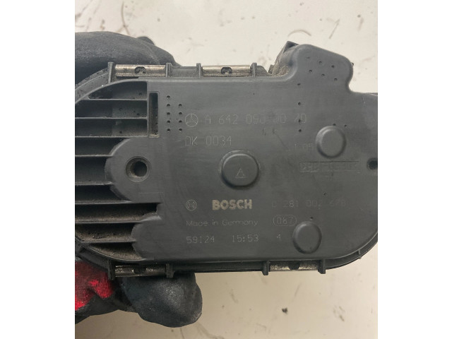 Дроссельная заслонка A6420900070, 0281002678 Mercedes-Benz R W251