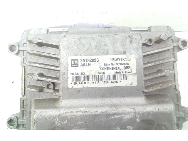 Блок управления двигателя 25182025, 25182025   Chevrolet Spark