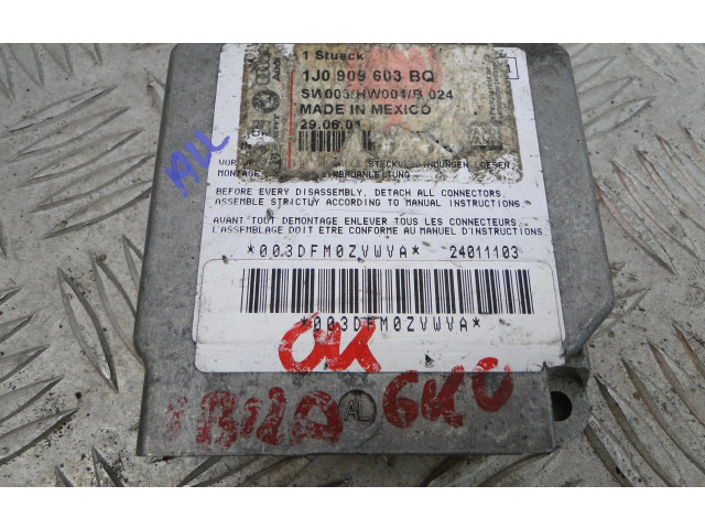 Блок подушек безопасности 1J0909603BQ, 1J0909603BQ   Seat Ibiza II (6k)