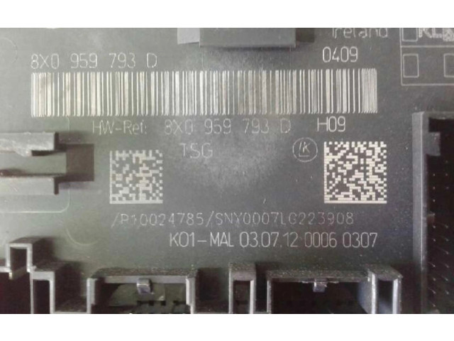 Блок управления двигателя 8X0959793D Audi Q3 8U