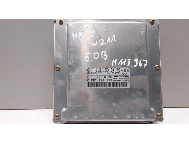 Řídící jednotka A1131533479, 0261208173 Mercedes-Benz E W211 2003