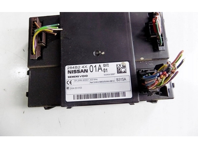 Блок комфорта 284b24x01a Nissan Navara D40