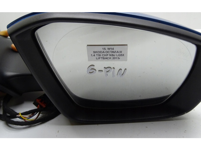 Зеркало электрическое Skoda Octavia Mk3 (5E) 2013 - 2019 года