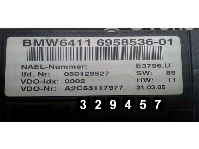 Блок управления климат-контролем 6958536-01   BMW 3 E46
