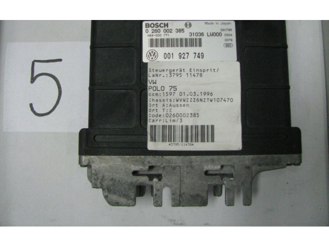 Блок управления коробкой передач 0260002385   Volkswagen Polo