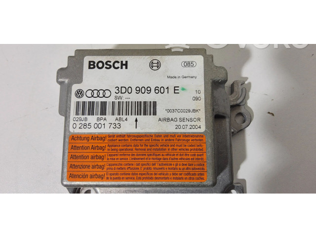 Блок подушек безопасности 3D0909601E, 0285001733 Volkswagen Phaeton