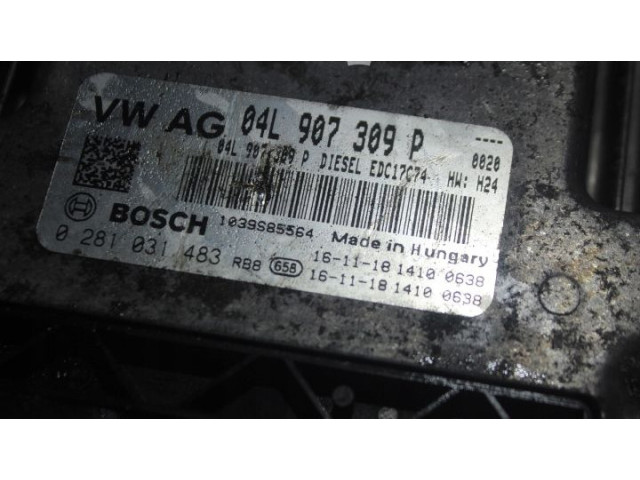 Блок управления двигателем Блок управления 0281031483   Volkswagen Touran III