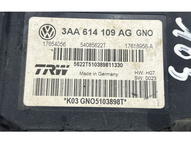 Jednotka ABS 3AA614109AG, 17654056 Volkswagen PASSAT B7 2012