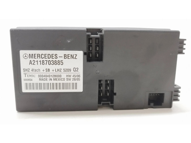 Блок управления A2118703885, 000404012B000 Mercedes-Benz GL X164