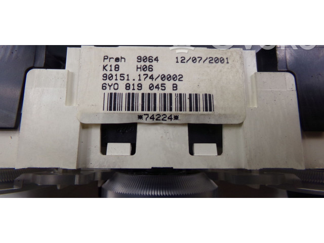 Блок управления климат-контролем 6Y0819045B, 6Y0819045B Skoda Fabia Mk1 (6Y)