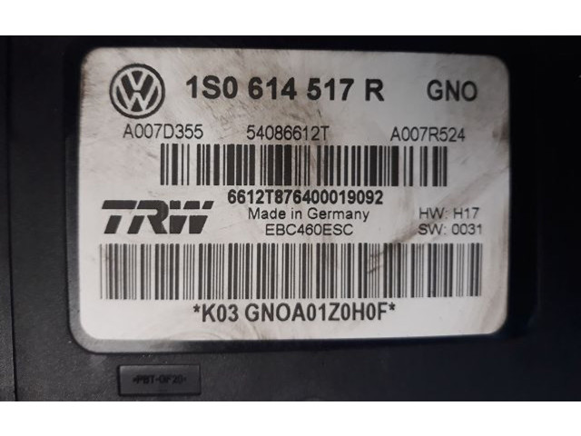 Блок АБС 1S0614517PBEF Skoda Citigo 2011 - 2020 года