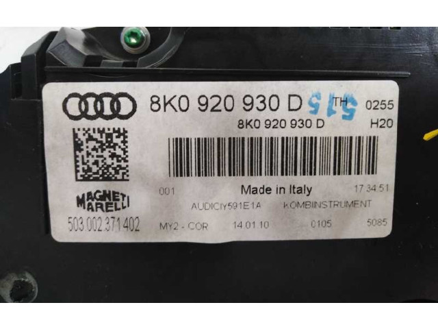 Панель приборов 8K0920930D, 503002371402 Audi A4 Allroad