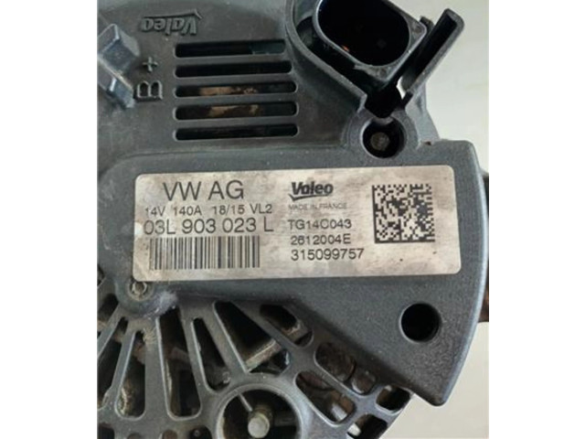 Генератор 03L903023L Volkswagen PASSAT B8