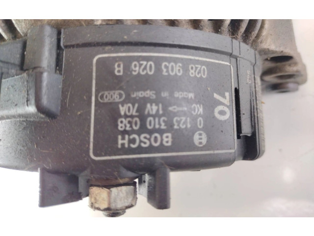 Генератор 0123310038, 028903026B Skoda Felicia II