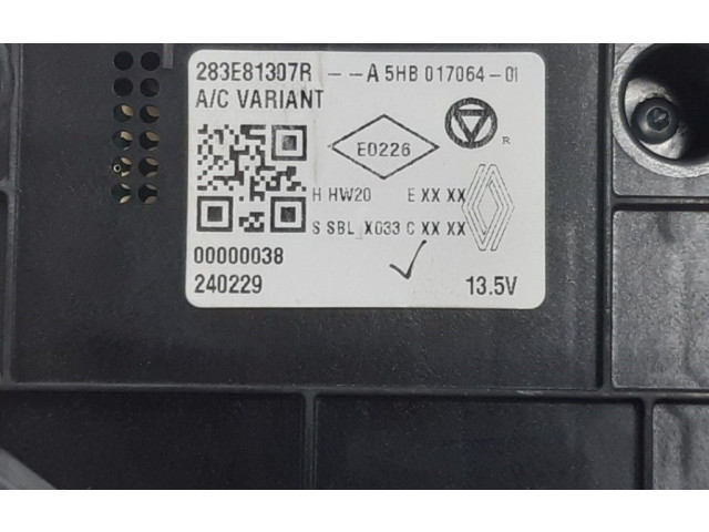 Блок управления климат-контролем 283E81307R   Dacia Spring