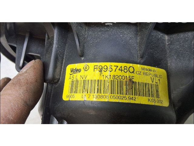 Вентилятор печки 1K1820015F, 1K1820015F Audi A3 S3 A3 Sportback 8P