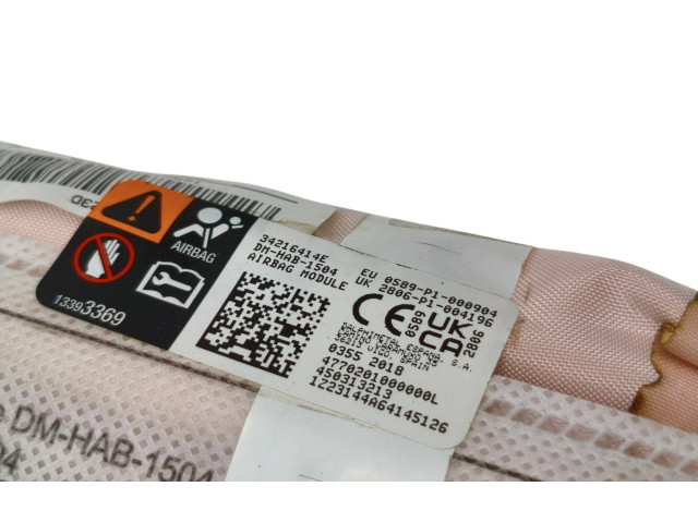 Боковая подушка безопасности 0589P1000904, 34216414E   Citroen C3 Aircross