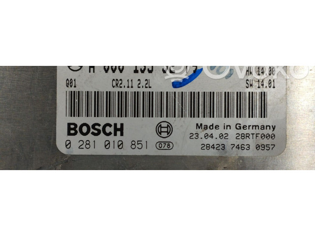 Řídící jednotka A0001535279, A0001535279 Mercedes-Benz C W203 2002