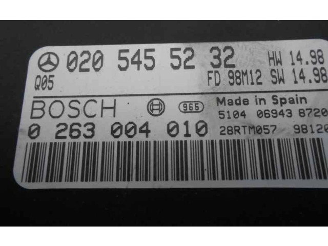 Блок управления коробкой передач 0205455232, 0263004010 Mercedes-Benz S AMG W221