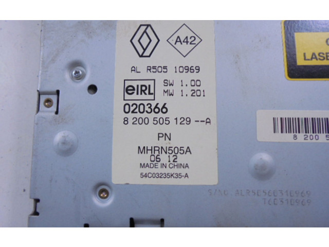 Блок управления HiFi audio 8200505129A, 8200505129A   Peugeot 207 CC  