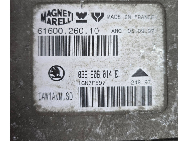 Блок управления двигателя 032906014E, 6160026010 Skoda Octavia Mk1 (1U)