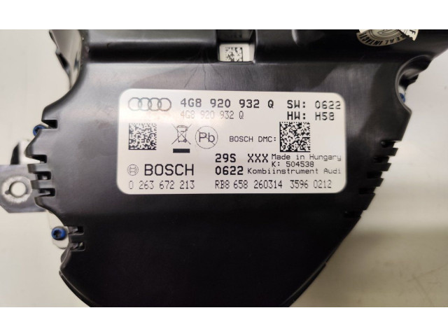 Панель приборов 4G8920932Q, 4G8920932Q Audi A6 C7