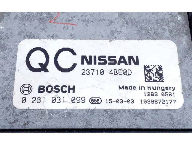 Řídící jednotka 237104BE0D   Nissan X-Trail T32 2016