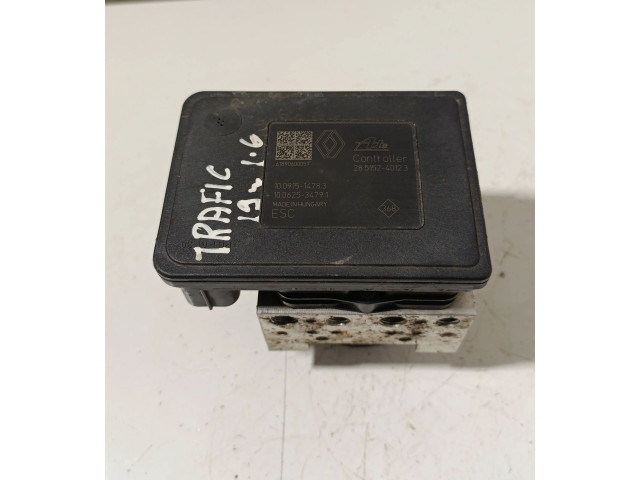 Блок АБС 28515240123, 10062534791   Renault  Trafic III (X82)  2014 -  года