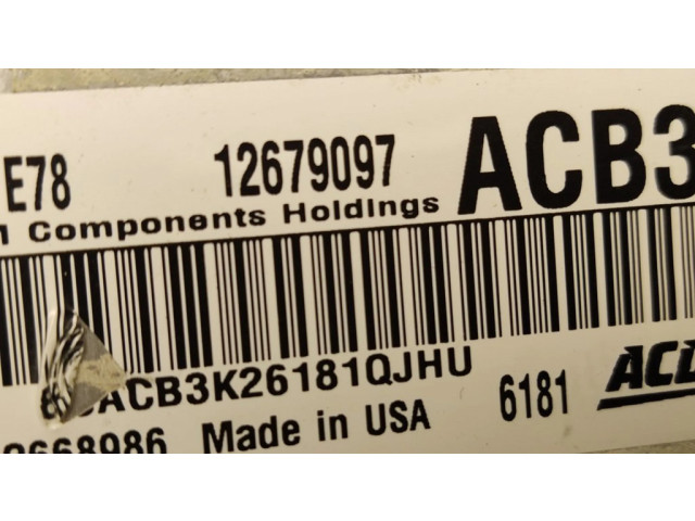 Řídící jednotka 12679097, 12668986 Buick Encore I 2017