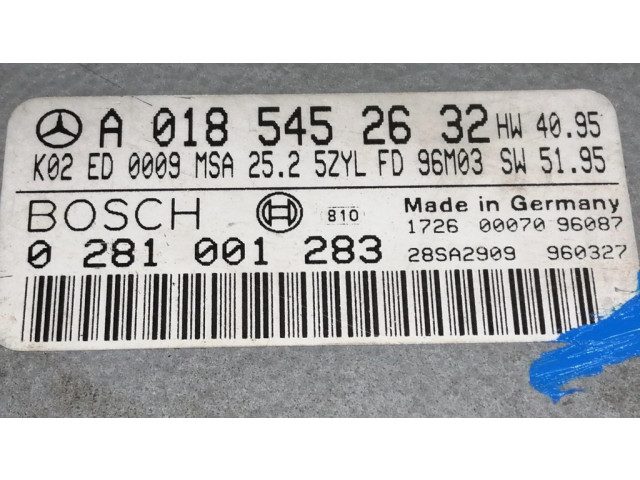 Řídící jednotka A0185452632, 0281001283 Mercedes-Benz E W210 1999