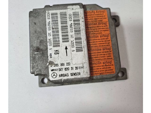 Блок подушек безопасности 0018203126, 0285001222   Mercedes-Benz A W168