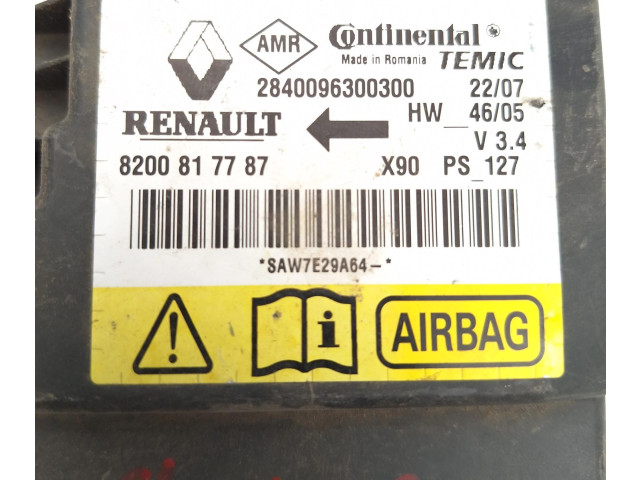 Блок подушек безопасности 2840096300300, 8200817787   Dacia Logan I