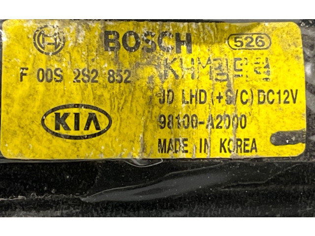 Моторчик дворников 98110A2000, F00S2S2852    KIA Ceed