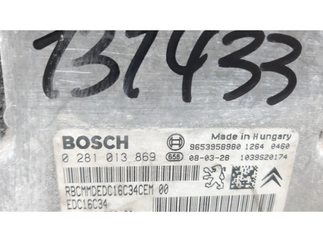 Блок управления двигателя 9664356989, 131433   Citroen Jumpy