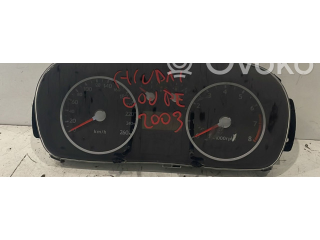 Панель приборов    Hyundai Coupe       