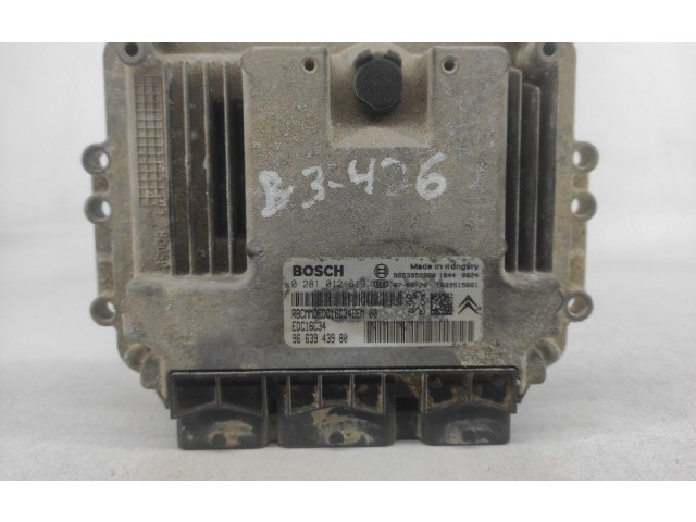 Řídící jednotka 0281012619, 9663943980 Citroen Berlingo 2007