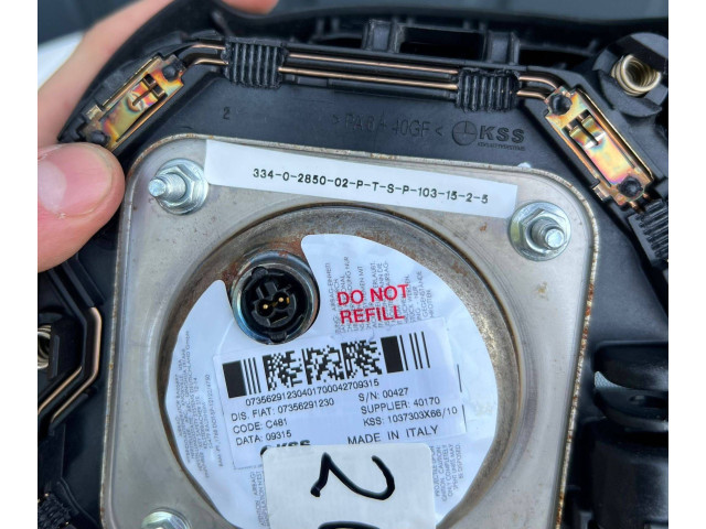 Подушка безопасности водителя 07356291230, 3340285002 Fiat 500X