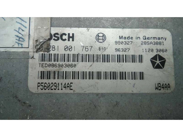 Блок управления двигателя p56029114ae, 44767   Jeep Grand Cherokee (WJ)