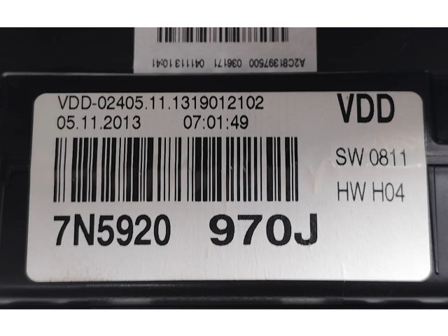 Přístrojová deska Seat Alhambra (Mk2) 2014 7N5920970J