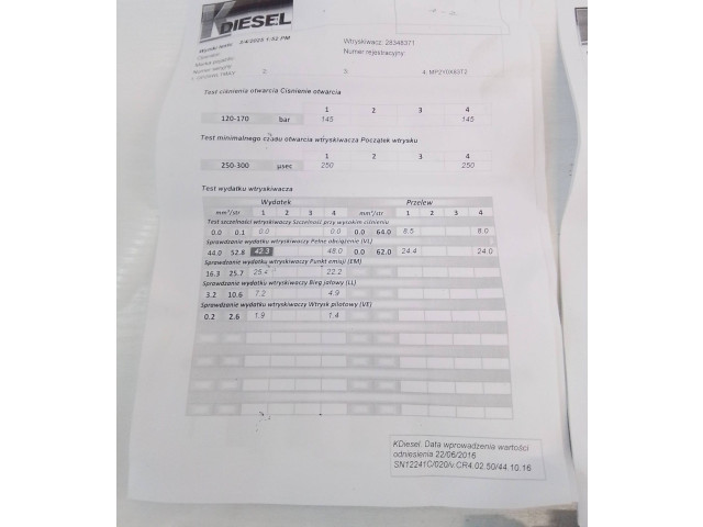 Vstřikovač A6510703287, 28308779 Mercedes-Benz C W205 651921