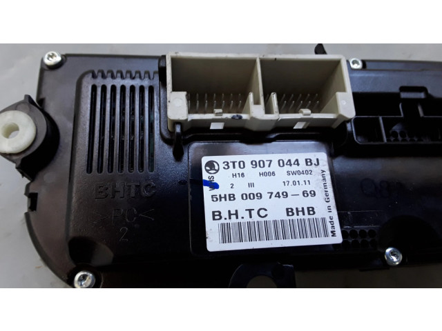 Блок управления климат-контролем 3T0907044BJ, 5HB00974969   Skoda Superb B6 (3T)