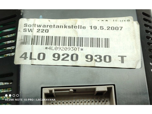 Přístrojová deska Audi Q7 4L 2007 4L0920930T
