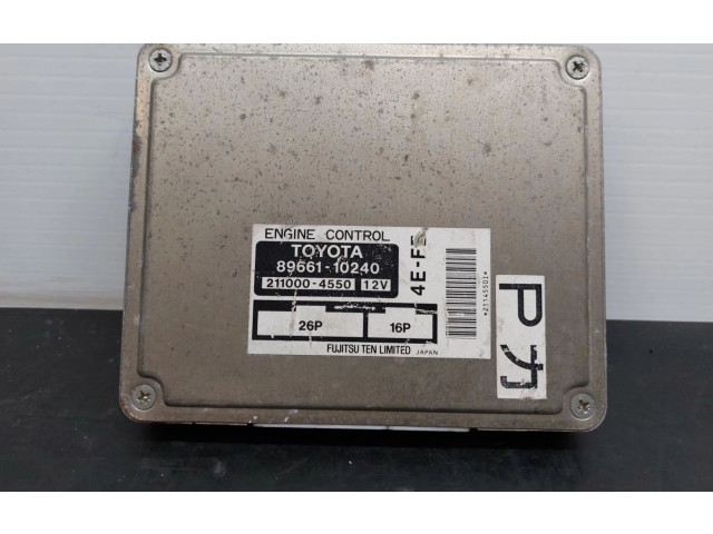 Řídící jednotka 89661-10240, 211000-4550   Toyota Starlet (P90) V 