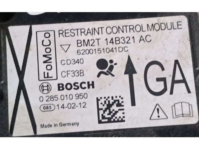 Блок подушек безопасности BM2T14B321AC, 0285010950 Ford Galaxy